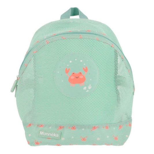 Mochila Infantil Antiarena Crab Sage - MONNËKA