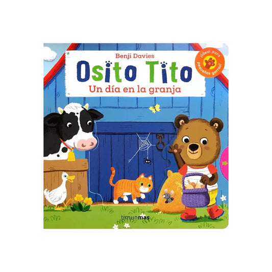 Libro Osito Tito. Un Día en la Granja - TINUNMAS