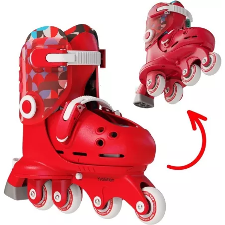 Patines Evolutivos Rojo - TWISTA