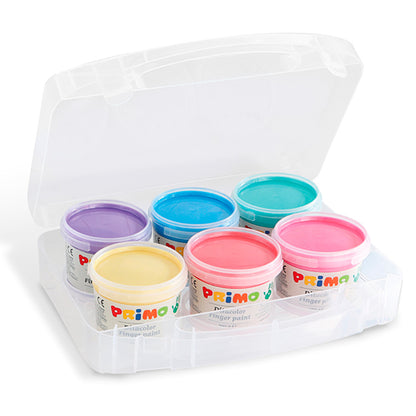 Pintura de Dedos. Pack de 6 colores pastel - PRIMO