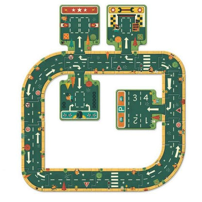 Puzle Carreteras 21 Pcs - DJECO