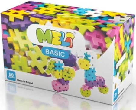 Construcción 50 pcs BASIC PASTEL - MELI