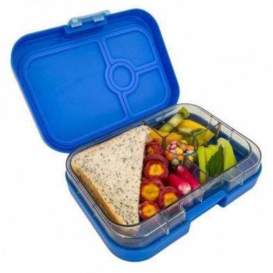 Caja de Almuerzo 4 Compatimentos GRANDE + Tiburón- YUMBOX